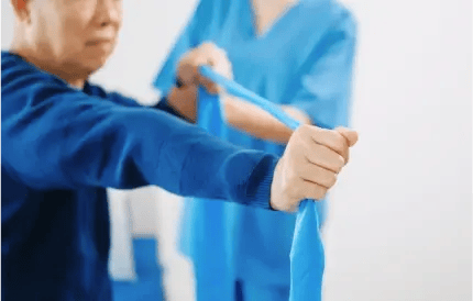 Arm stretching for pain management